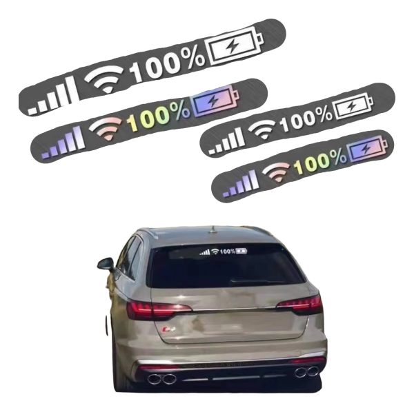Sticker Para Auto Wifi 5g Reflectivo Pegotin