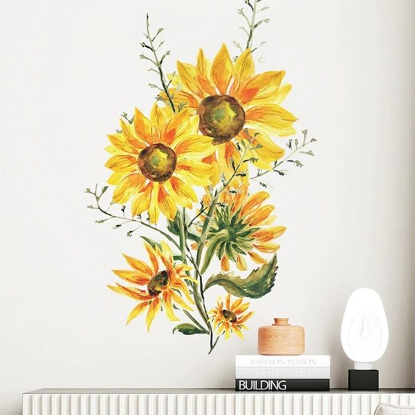 Stiker Girasoles Decoración Muy Lindos!! - Imagen 5