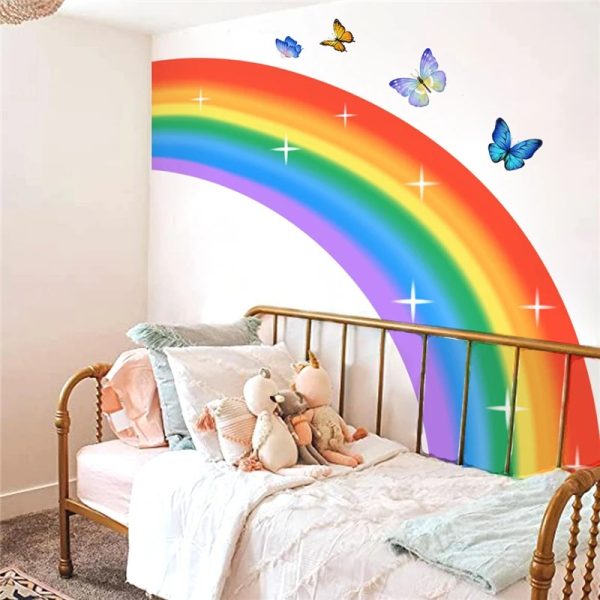 Arcoiris Y Mariposas En Gran Tamaño, Decoracion Niños Etc... - Imagen 5