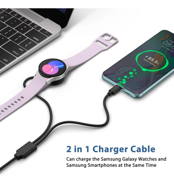 Cable Para Cargador Compatible Con Samsung Watch 2 Salidas - Imagen 6