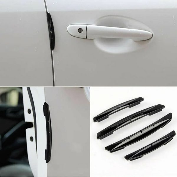 4 Protectores De Puertas Goma Universal Fiat Gol Saveiro - Imagen 3