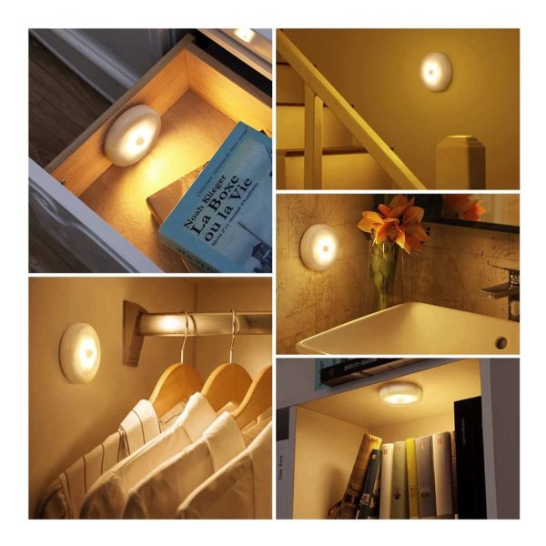 Luz Led Con Sensor Para Pasillos Escaleras Armarios Etc. - Imagen 3