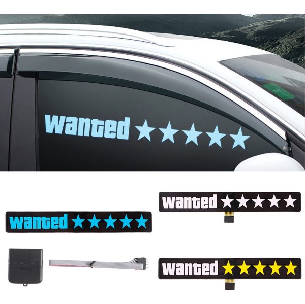 Sticker Pegatina Led Tuning Wanted Etc.. Mi Tienda Uy - Imagen 25