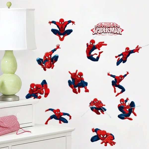 Vinilo Stiker Decoración Niños Hombre Araña Varios Etc.