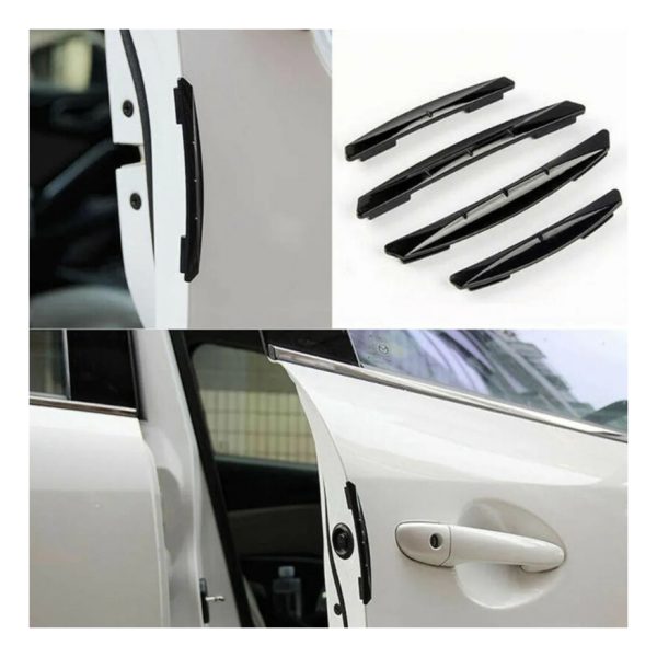 4 Protectores De Puertas Goma Universal Fiat Gol Saveiro - Imagen 2