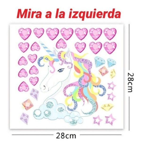 Unicornio En Vinilo Para Pared Decoración - Imagen 4