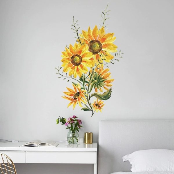 Stiker Girasoles Decoración Muy Lindos!! - Imagen 6