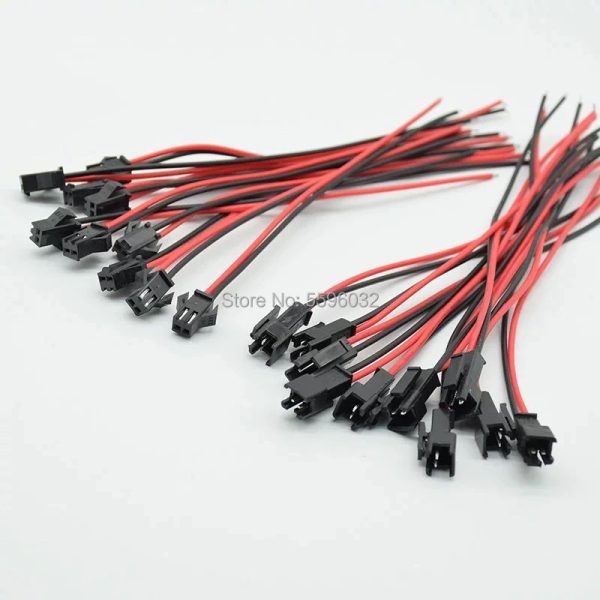 Conector Hembra Macho 22 Awg Con Cable X 5 (3-pin) - Imagen 4