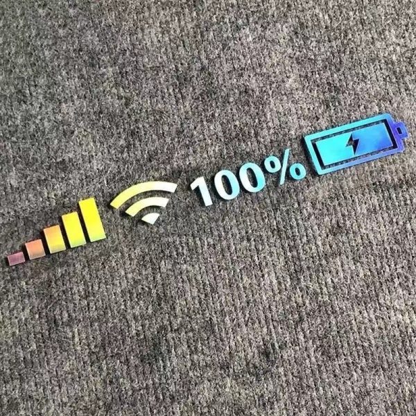 Sticker Para Auto Wifi 5g Reflectivo Pegotin - Imagen 6