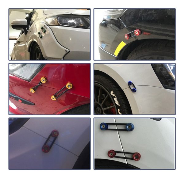 Ganchos Sujeta Puntas Paragolpes Tuning Goma - Imagen 9