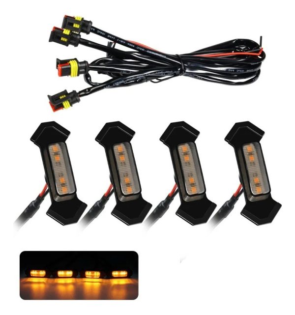 Kit De 4 Luces Led Para Frente De Camioneta Auto Etc.. - Imagen 5