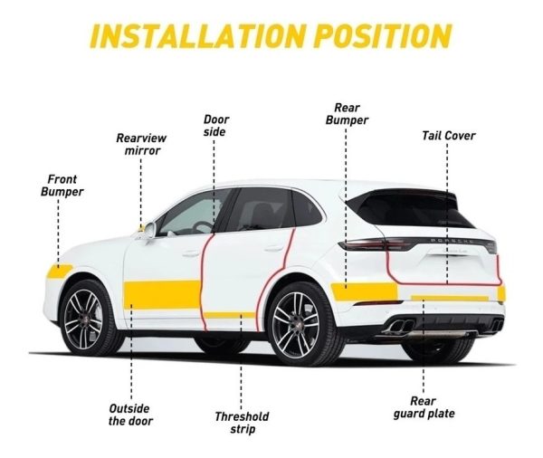 Pegatina Fibra De Carbono Para Autos, Camionetas Etc... - Imagen 5