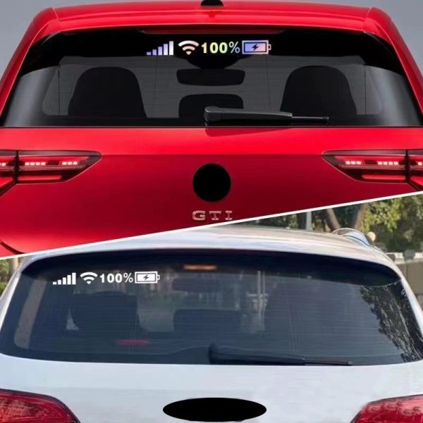 Sticker Para Auto Wifi 5g Reflectivo Pegotin - Imagen 7
