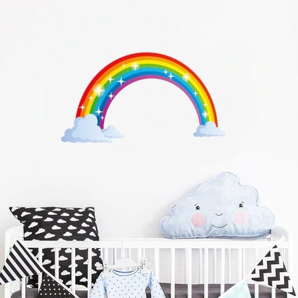 Arcoiris 70 Cm. Decoración Cuarto Infantil Pegotines Niño - Imagen 4