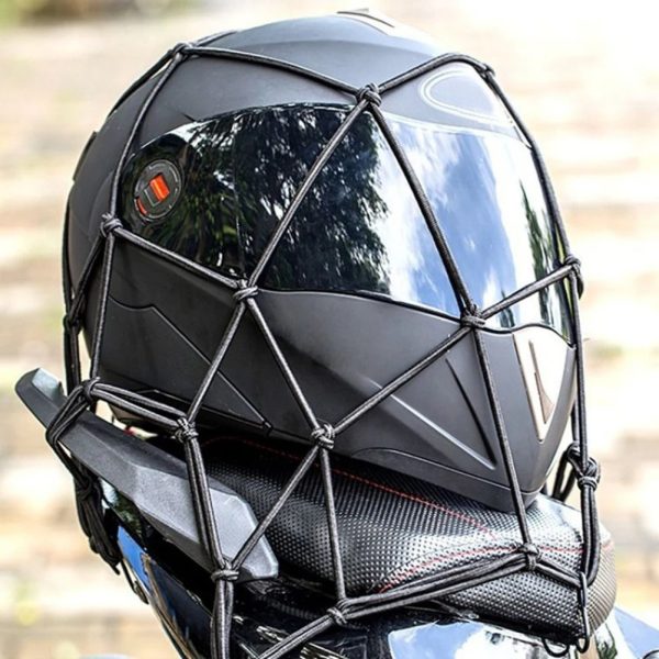 Red Sujeta Casco De Motos - Imagen 2