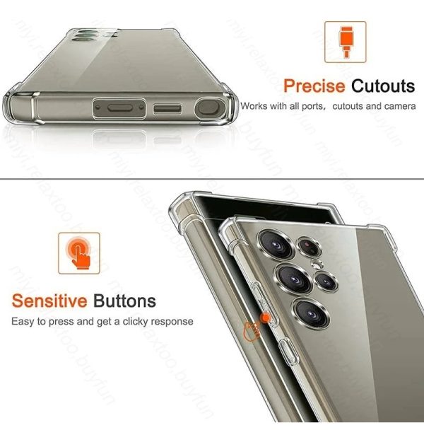 Protector Transparente Compatible Con Samsung S24 Ultra - Imagen 4