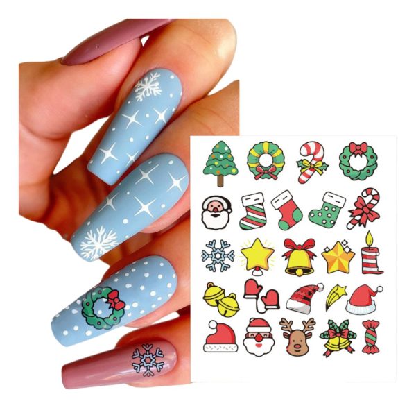 Stikers (tatoo) Para Uñas Diseños Variados Muy Lindas