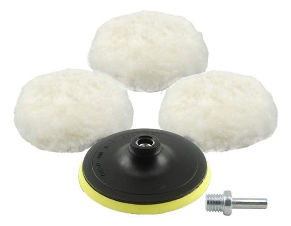 Kit De 3 Almohadillas Para Pulido De Autos De 8 Centimetros