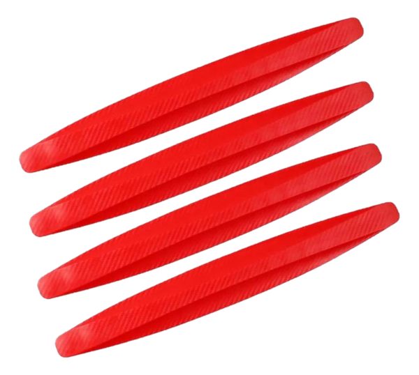 4 Protectores De Paragolpes Goma Universal Gol Saveiro Fiat - Imagen 5