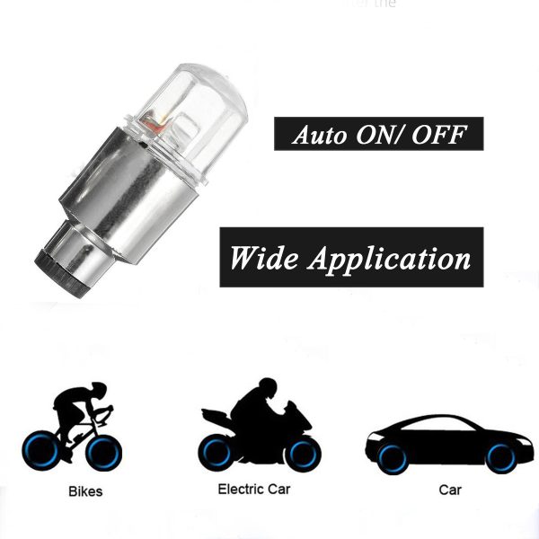 Par De Luces Para Válvula De Autos, Motos, Bicicletas. - Imagen 27