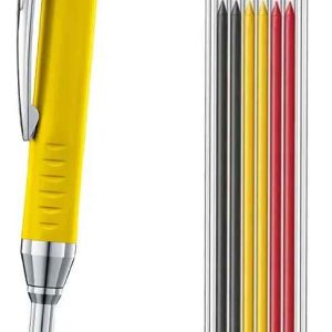 Lápiz Carpintero Mecánico Trazo Fino Grafo 3 Colores