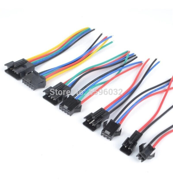 Conector Hembra Macho 22 Awg Con Cable X 5 (3-pin) - Imagen 15