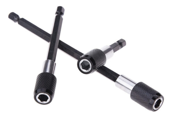 Kit 3 Extensiones Para Taladro 1/4 Acople Rápido 3 Tamaños - Imagen 5