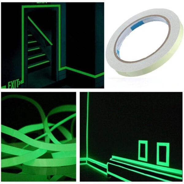 Cinta Fotoluminiscente Brilla En La Oscuridad Escalones Etc. - Imagen 198