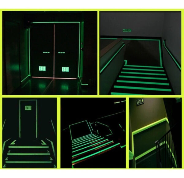 Cinta Fotoluminiscente Brilla En La Oscuridad Escalones Etc. - Imagen 211
