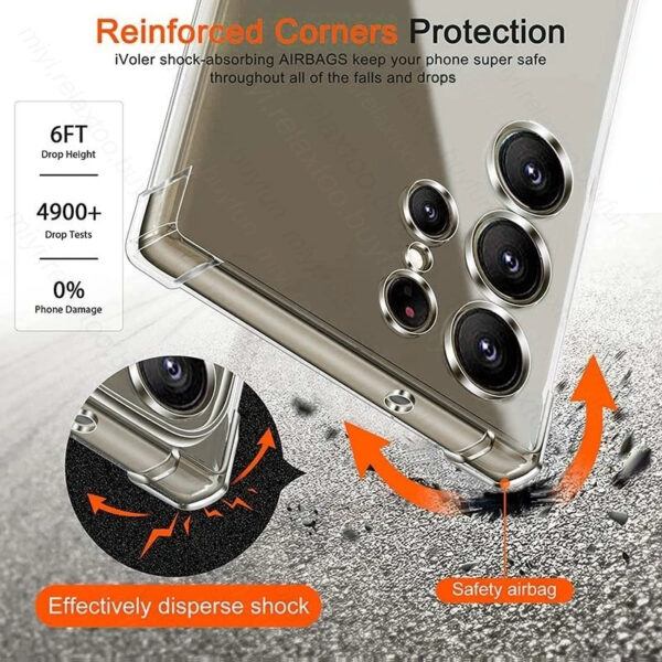 Protector Transparente Compatible Con Samsung S24 Ultra - Imagen 7