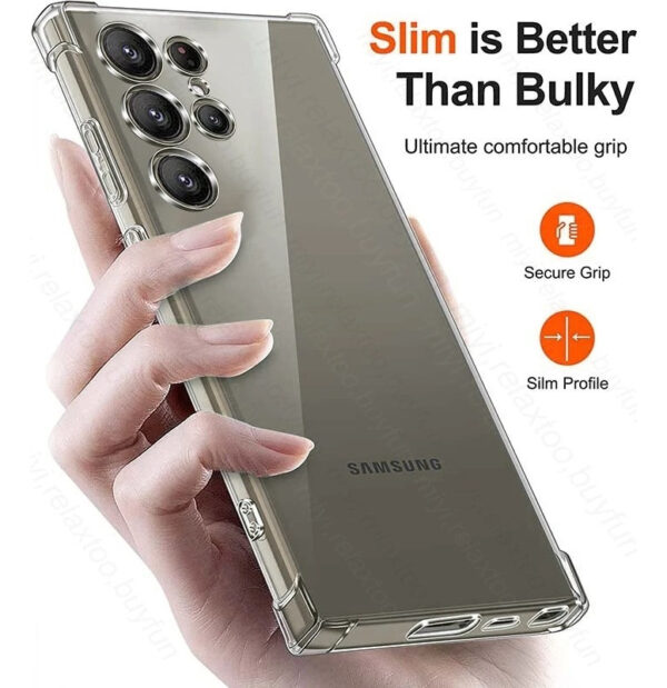 Protector Transparente Compatible Con Samsung S24 Ultra - Imagen 3