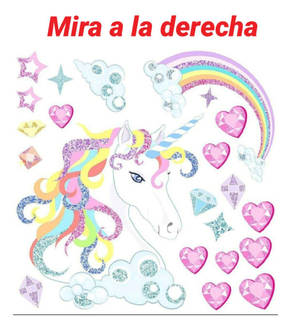 Unicornio En Vinilo Para Pared Decoración - Imagen 8