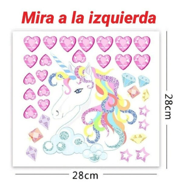 Unicornio En Vinilo Para Pared Decoración - Imagen 5