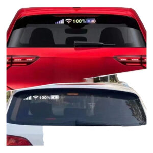 Sticker Para Auto Wifi Reflectivo Pegotin Conectividad