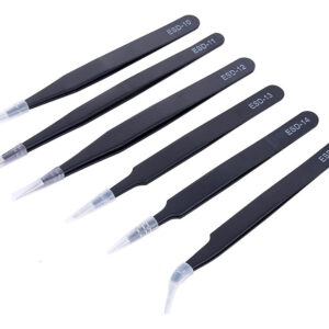 Kit De 6 Pinzas Antiestáticas De Precisión