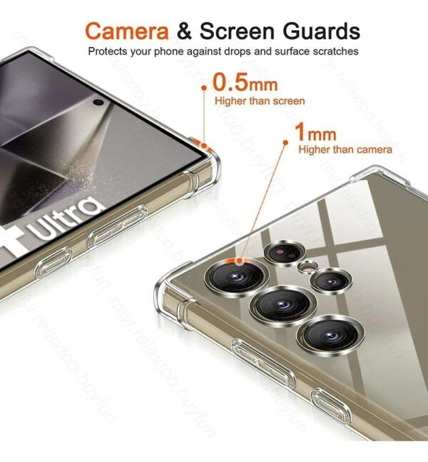 Protector Transparente Compatible Con Samsung S24 Ultra - Imagen 6