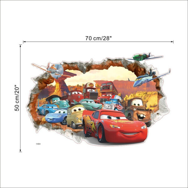 Stiker Cars, Decoración Dormitorio Bebe Niños Hermoso!! - Imagen 7