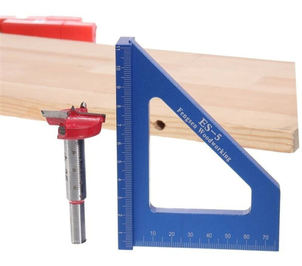 Escuadra De Aluminio Para Carpintería Etc. 11 Cm. Muy Útil - Imagen 5