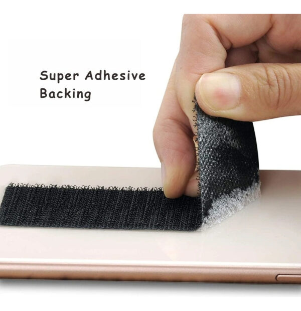 Tiras Sujetadoras Con Velcro Autoadhesivas 5x5cm - Imagen 4