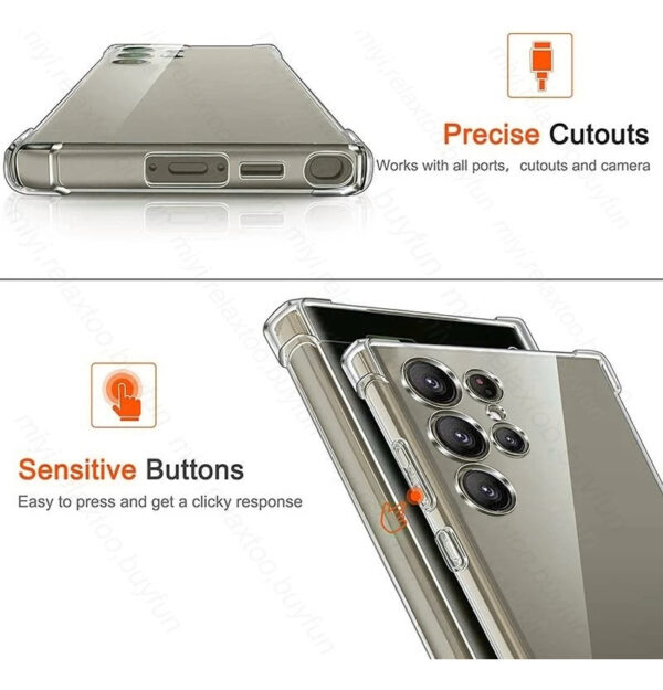 Protector Transparente Compatible Con Samsung S24 Ultra - Imagen 5