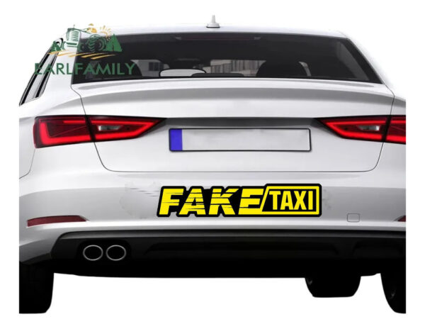 Vinilo Tuning Autos Calco Varios Colores (fake Taxi) - Imagen 5