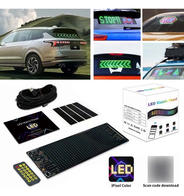 Panel Led Flexible Para Autos 13x7cm - Imagen 2