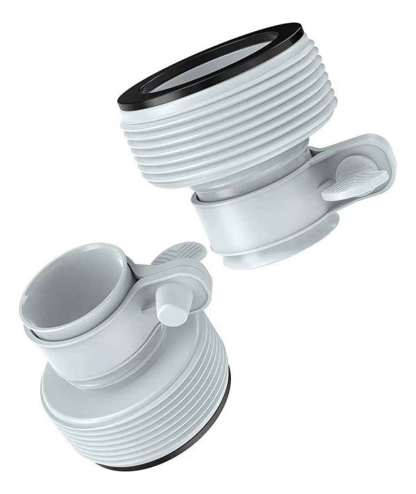 2 Adaptadores De Manguera Para Piscina De 1,25 A 1,5 Pulgada