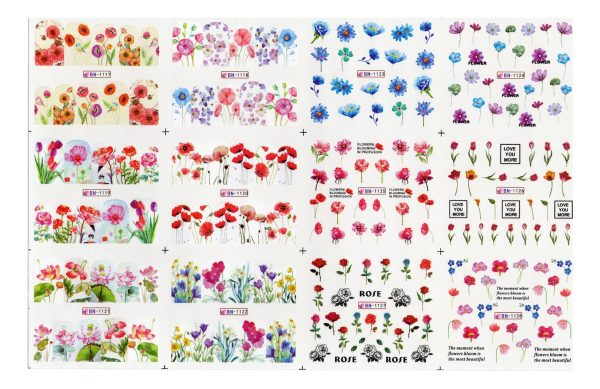 Stikers Tatoo Para Uñas Diseños Variados Muy Lindas - Imagen 10