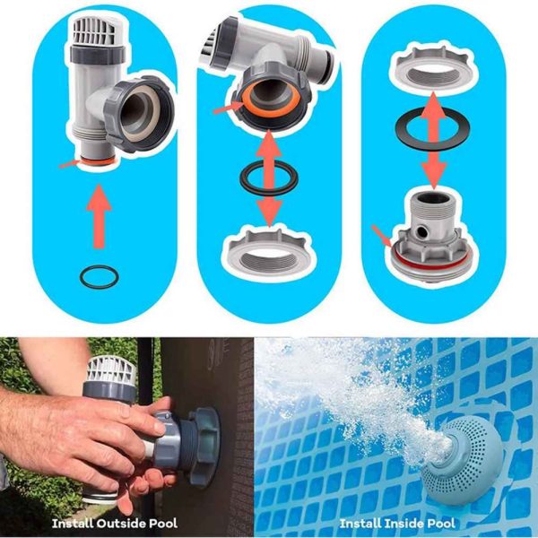 Arandela De Goma Para Piscina 2 Piezas - Imagen 3
