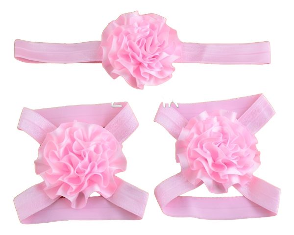 Sandalias Y Diadema Para Recién Nacidas Hermosas!!! - Imagen 7
