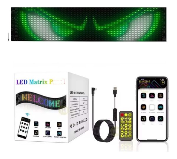Panel Led Flexible Para Autos 52x12cm