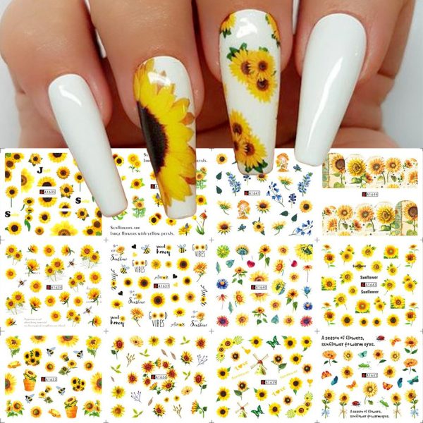 Stikers Tatoo Para Uñas Diseños Variados Muy Lindas - Imagen 6