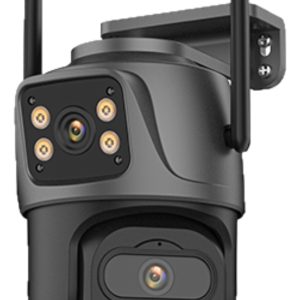 Camara De Seguridad Móvil 360 Grados Doble Con Wifi