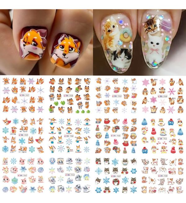 Stikers Tatoo Para Uñas Diseños Variados Muy Lindas - Imagen 16